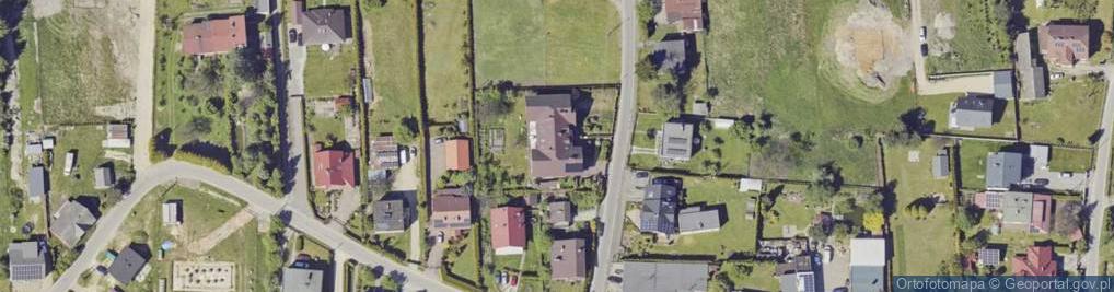 Zdjęcie satelitarne Błękitna ul.