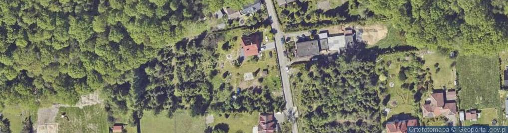 Zdjęcie satelitarne Błękitna ul.