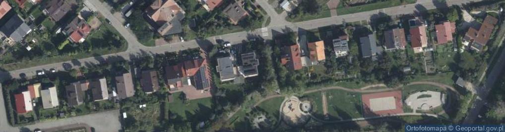 Zdjęcie satelitarne Błękitna ul.