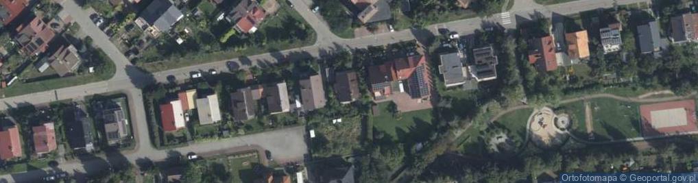 Zdjęcie satelitarne Błękitna ul.