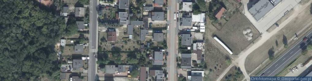 Zdjęcie satelitarne Bluszczowa ul.