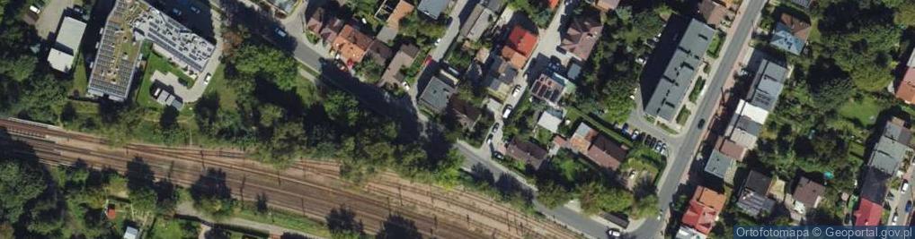 Zdjęcie satelitarne Błękitna ul.