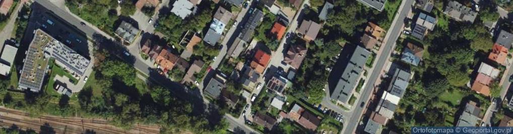 Zdjęcie satelitarne Błękitna ul.