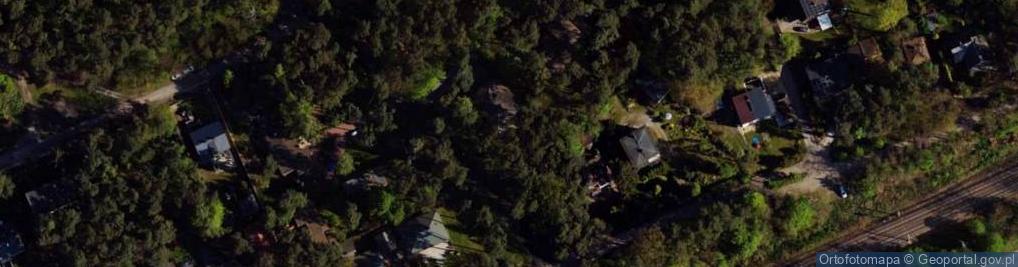 Zdjęcie satelitarne Błękitna ul.