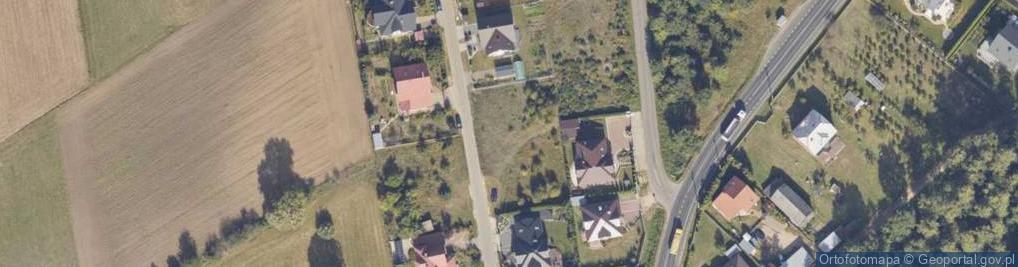 Zdjęcie satelitarne Błękitna ul.