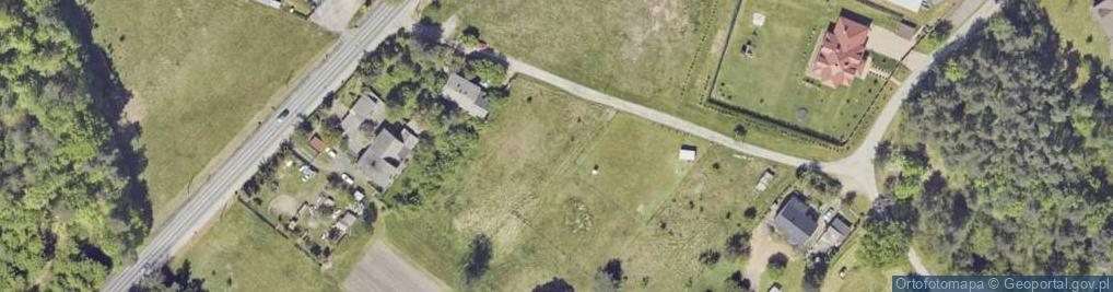 Zdjęcie satelitarne Błękitna ul.