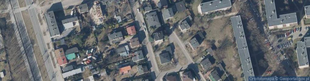 Zdjęcie satelitarne Błękitna ul.