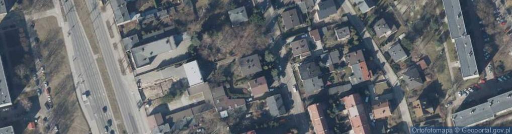 Zdjęcie satelitarne Błękitna ul.