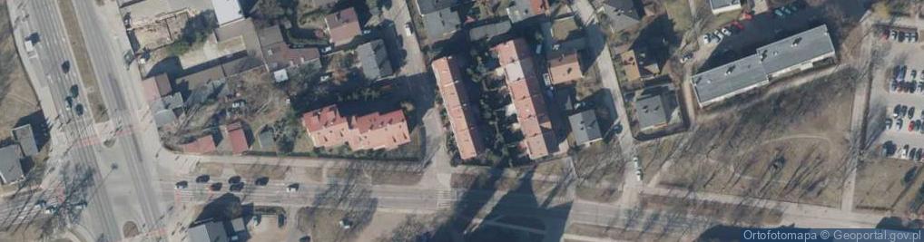 Zdjęcie satelitarne Błękitna ul.