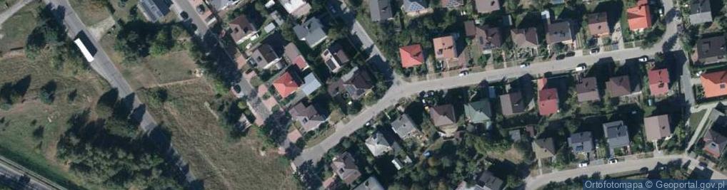 Zdjęcie satelitarne Błękitna ul.