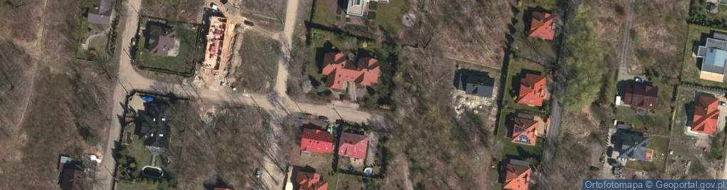 Zdjęcie satelitarne Błękitna ul.