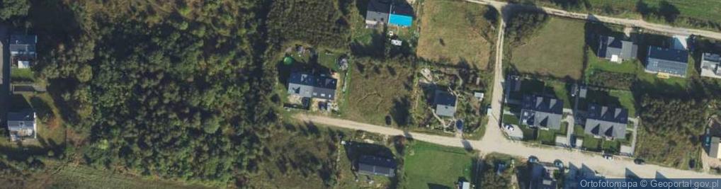 Zdjęcie satelitarne Błękitna ul.