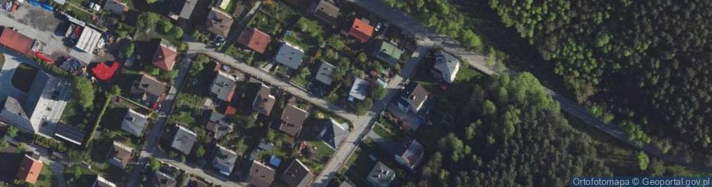 Zdjęcie satelitarne Błękitna ul.