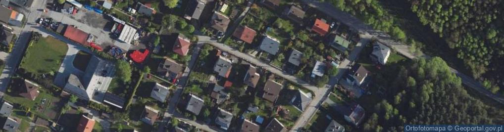 Zdjęcie satelitarne Błękitna ul.