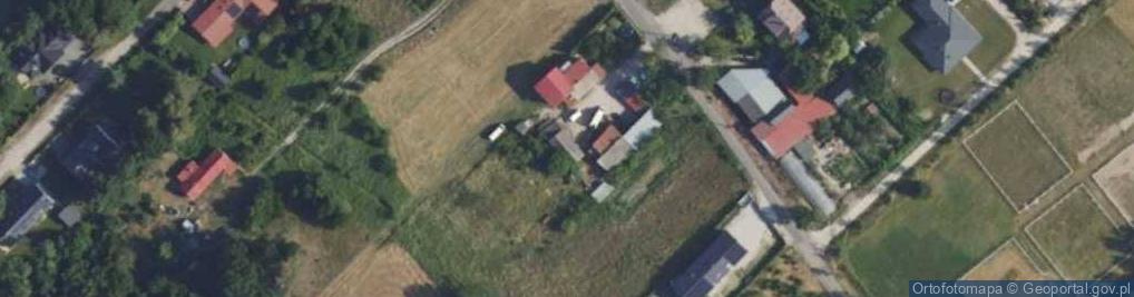 Zdjęcie satelitarne Błękitna ul.