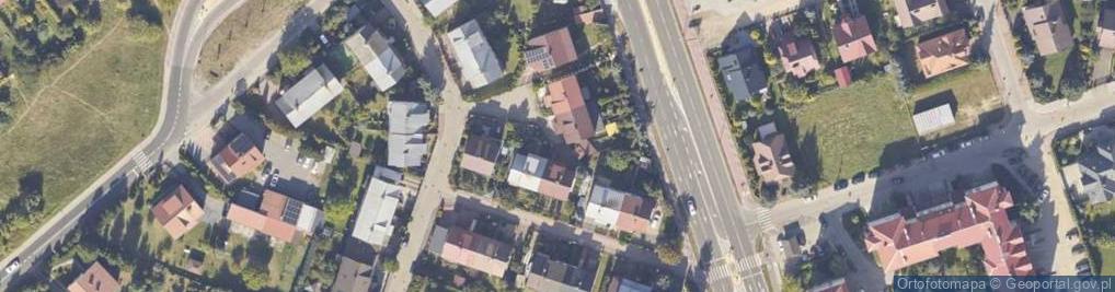 Zdjęcie satelitarne Błękitna ul.