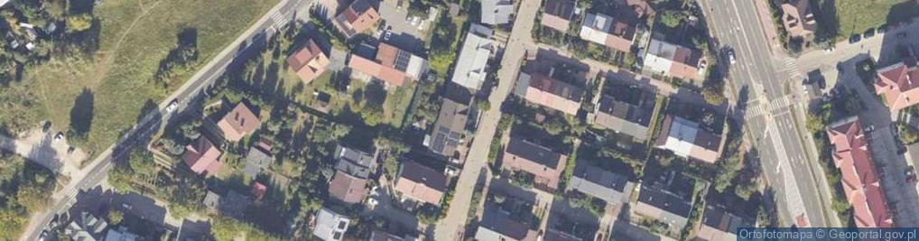 Zdjęcie satelitarne Błękitna ul.