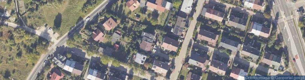 Zdjęcie satelitarne Błękitna ul.