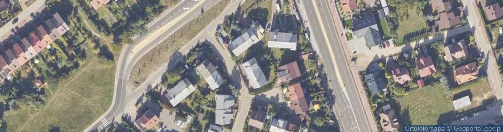 Zdjęcie satelitarne Błękitna ul.