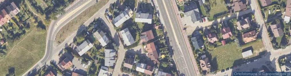 Zdjęcie satelitarne Błękitna ul.