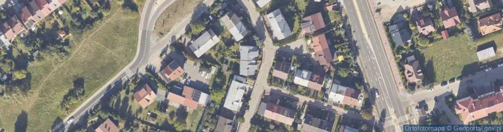 Zdjęcie satelitarne Błękitna ul.