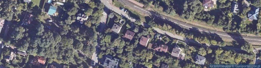 Zdjęcie satelitarne Błękitna ul.