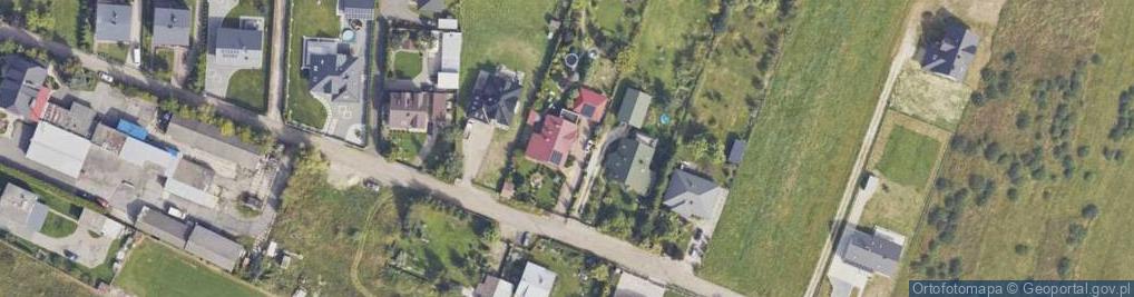 Zdjęcie satelitarne Błękitna ul.