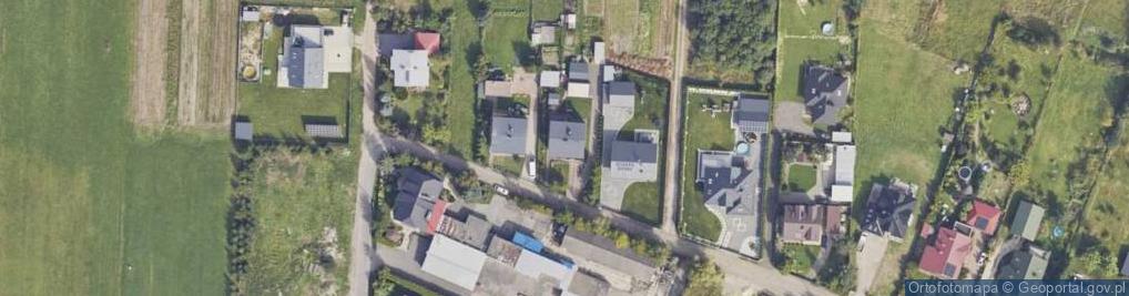 Zdjęcie satelitarne Błękitna ul.