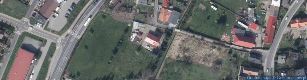 Zdjęcie satelitarne Błękitna ul.