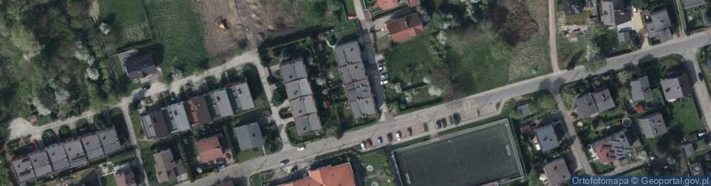 Zdjęcie satelitarne Błękitna ul.