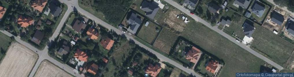 Zdjęcie satelitarne Błękitna ul.