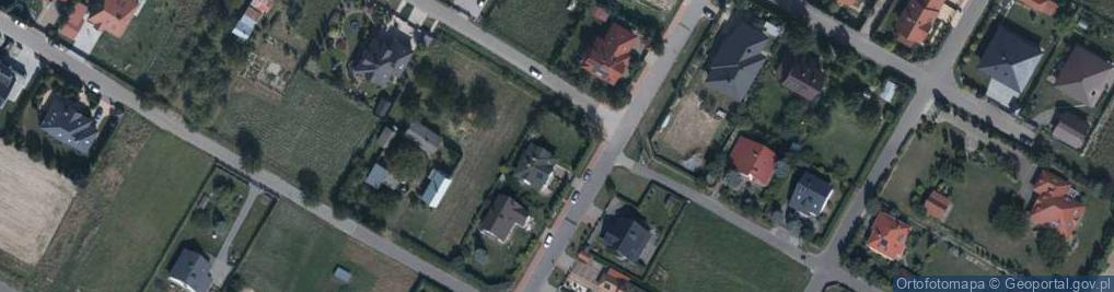 Zdjęcie satelitarne Błękitna ul.