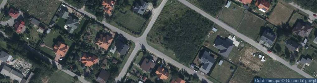 Zdjęcie satelitarne Błękitna ul.