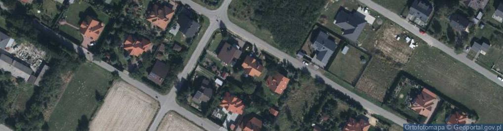 Zdjęcie satelitarne Błękitna ul.