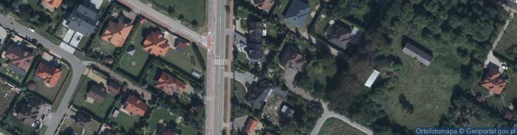 Zdjęcie satelitarne Błękitna ul.