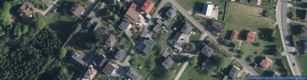 Zdjęcie satelitarne Błękitna ul.