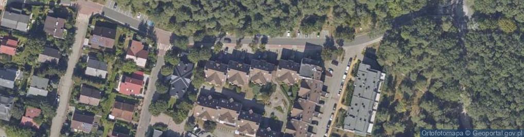 Zdjęcie satelitarne Bluszczowa ul.