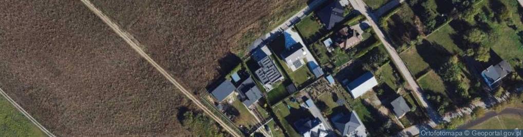 Zdjęcie satelitarne Błękitna ul.