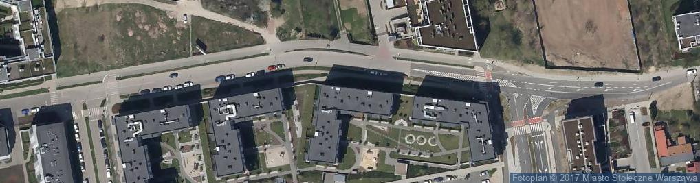 Zdjęcie satelitarne Bluszczańska ul.