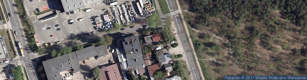 Zdjęcie satelitarne Bluszczowa ul.