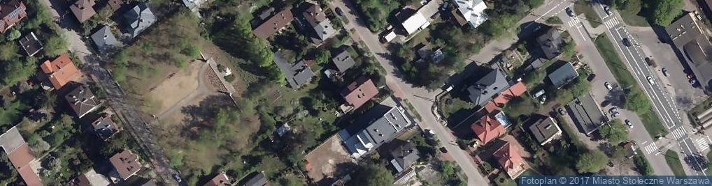 Zdjęcie satelitarne Błękitna ul.