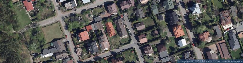 Zdjęcie satelitarne Błękitna ul.