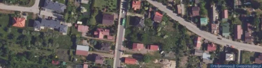 Zdjęcie satelitarne Błękitna ul.