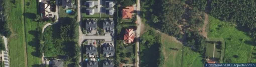 Zdjęcie satelitarne Błękitna ul.
