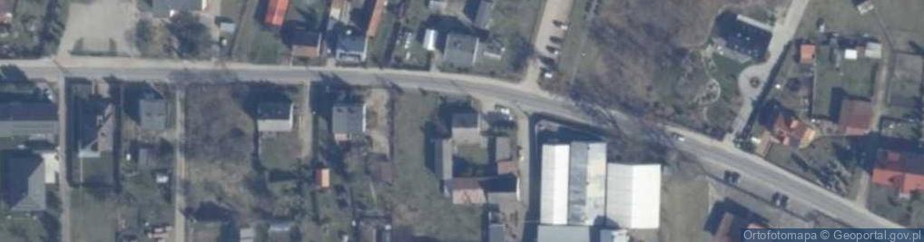 Zdjęcie satelitarne Błękitna ul.