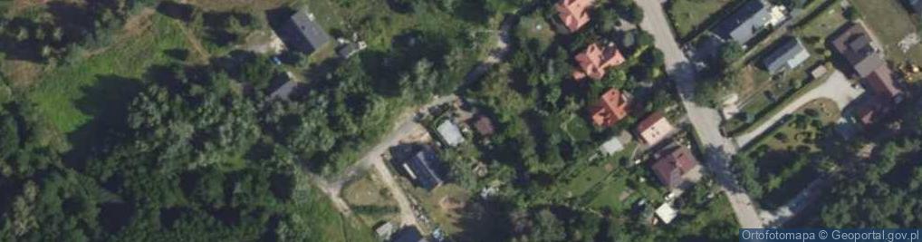 Zdjęcie satelitarne Błękitnego Motyla ul.