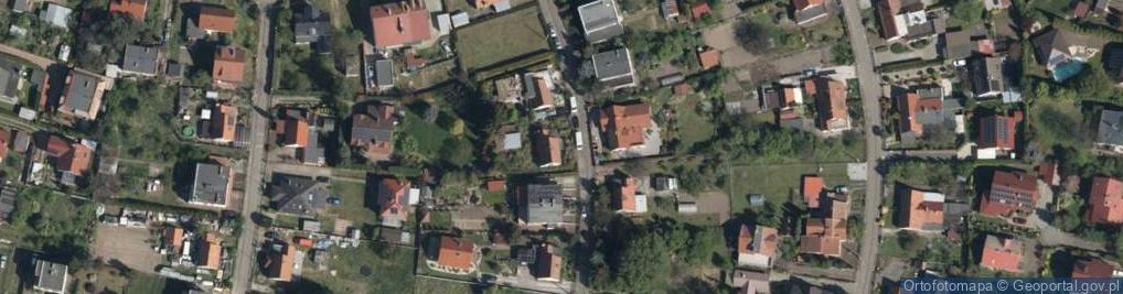 Zdjęcie satelitarne Błękitna ul.