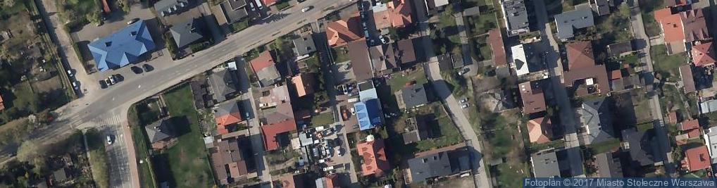 Zdjęcie satelitarne Błękitna ul.