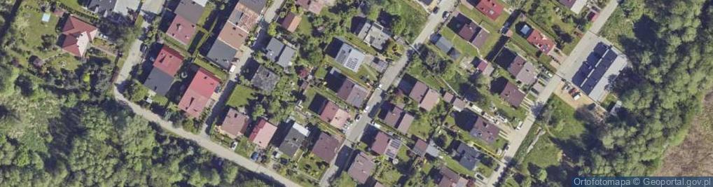 Zdjęcie satelitarne Błękitna ul.