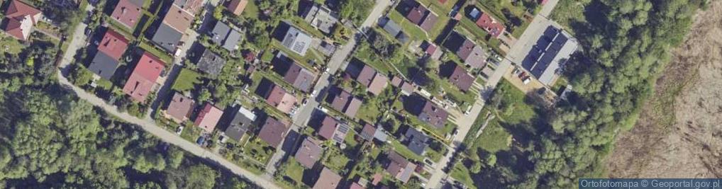 Zdjęcie satelitarne Błękitna ul.